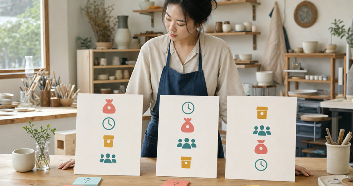 서비스 비교표 만드는 법: 옵션마다 같은 항목을 보여 주세요 대표 이미지