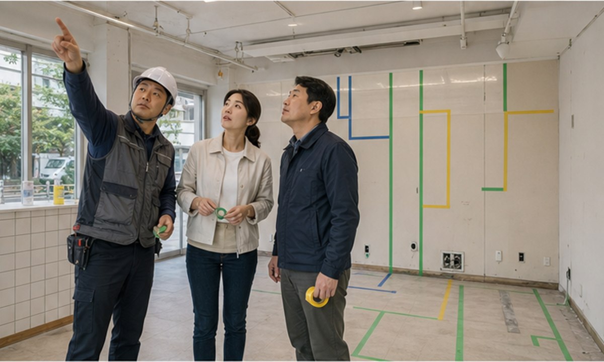 매장 철거·원상복구 공사 체크리스트: 범위·석면·폐기물·잔금 대표 이미지