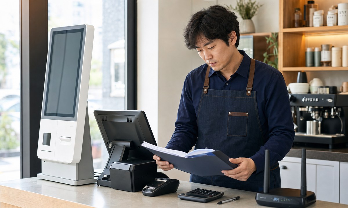 매장 키오스크·POS 렌탈 계약 체크리스트: 위약금·자동연장·A/S 대표 이미지