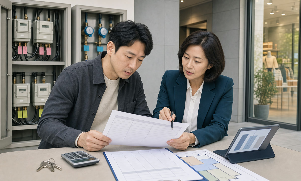 매장 관리비 확인: 부과항목·검침·수선비·정산 대표 이미지